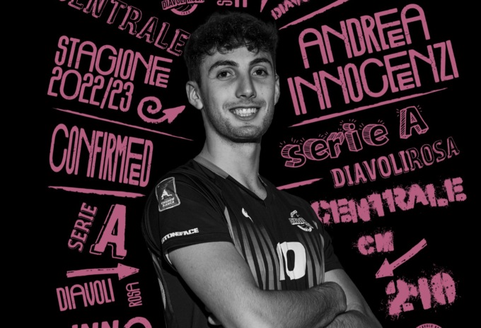 Diavoli Rosa: Andrea Innocenzi confermato in prima squadra