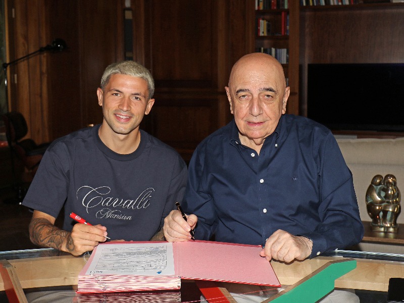 Monza Stefano Sensi con Adriano Galliani