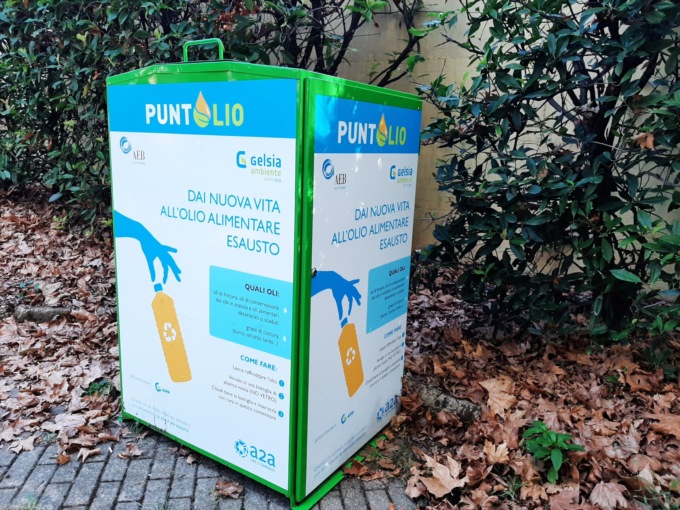 Cresce la raccolta dell’olio alimentare esausto grazie ai punti di raccolta Gelsia