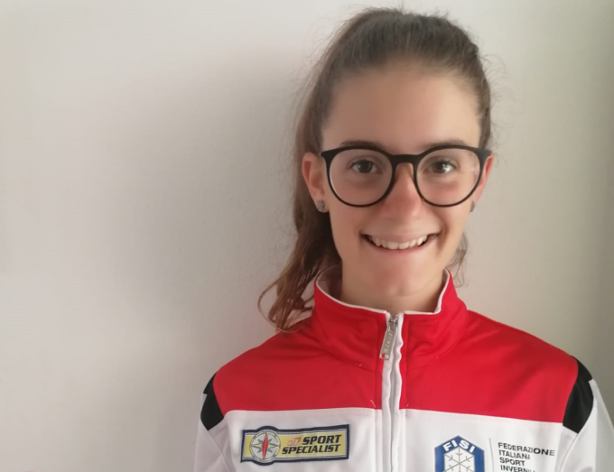 L’atleta Camilla Crippa nella squadra regionale di skiroll
