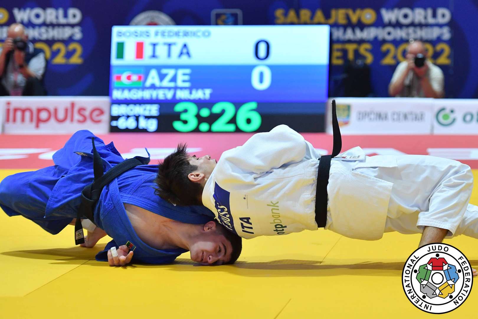 Sarajevo campionati mondiali judoka Besana Federico Bosis  bronzo