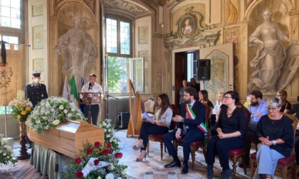 In Comune a Vimercate i funerali civili di Angelo Marchesi