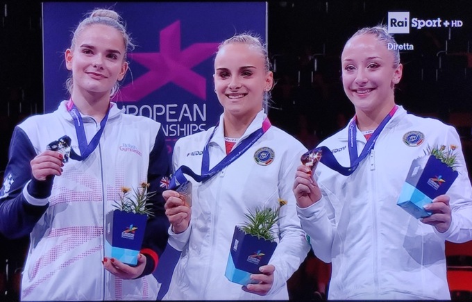 Martina Maggio bronzo agli Europei di ginnastica artistica