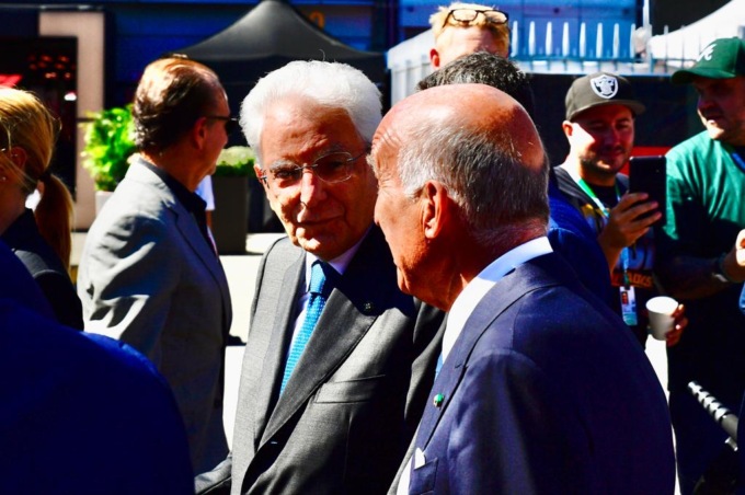 Gran Premio Monza: è arrivato il Presidente della Repubblica Sergio Mattarella