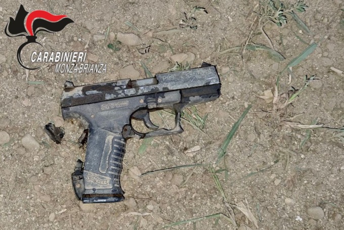 Trova una pistola sepolta nel giardino di casa