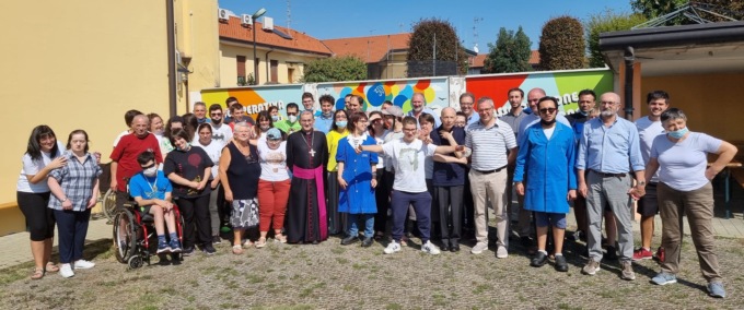 L’Arcivescovo Delpini in visita all’Oasi di Birago