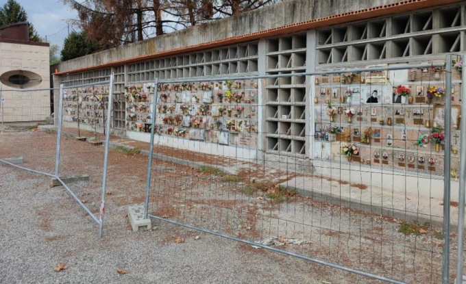 Conclusi i lavori al cimitero, tornano a disposizione i colombari