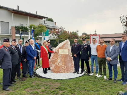 Il parco giochi intitolato al brigadiere eroe Mauro Baccoli