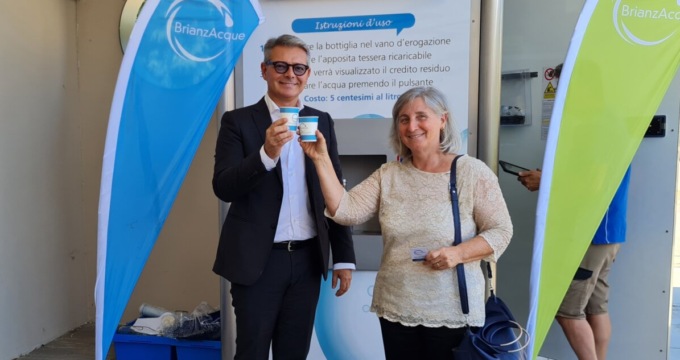 Con la casetta dell’acqua i villasantesi hanno risparmiato 30mila bottiglie di plastica