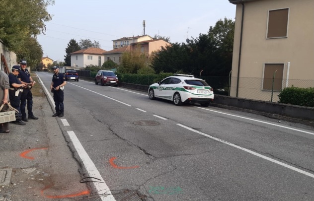 Incidente a Brugherio, motociclista trasportato in ospedale