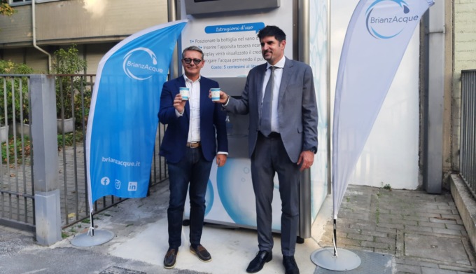 A Monza posizionata una casa dell’acqua nuova di zecca