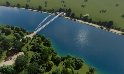 Il ponte ciclopedonale sull'Adda che passa da Cornate: presentato il progetto di fattibilità