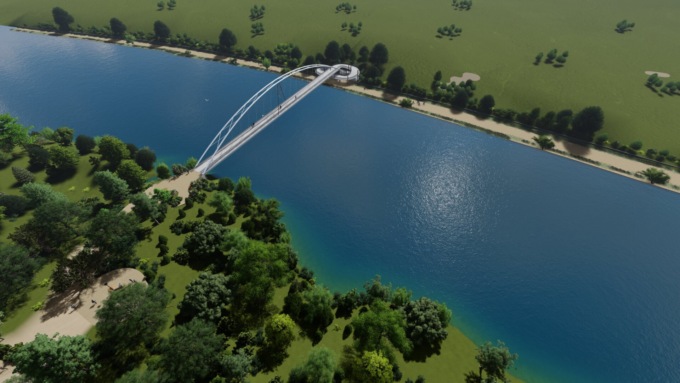 ponte ciclopedonale sull'Adda