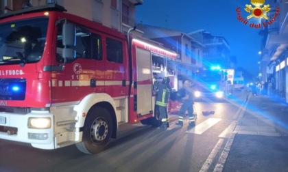 Incendio in cucina, accorsi i pompieri