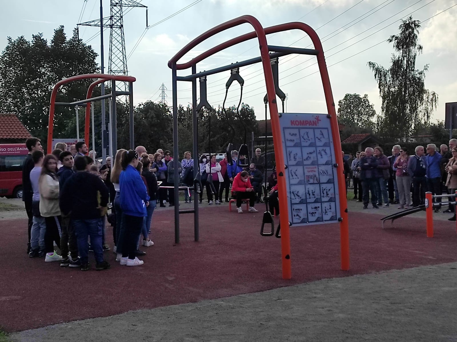 Cesano Maderno spazio inclusivo area fitness parco di via lazzati