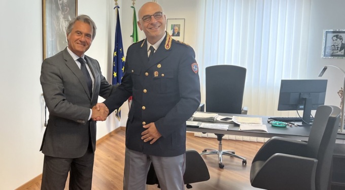 Il Questore dà il benvenuto al nuovo Dirigente della Divisione Polizia Anticrimine