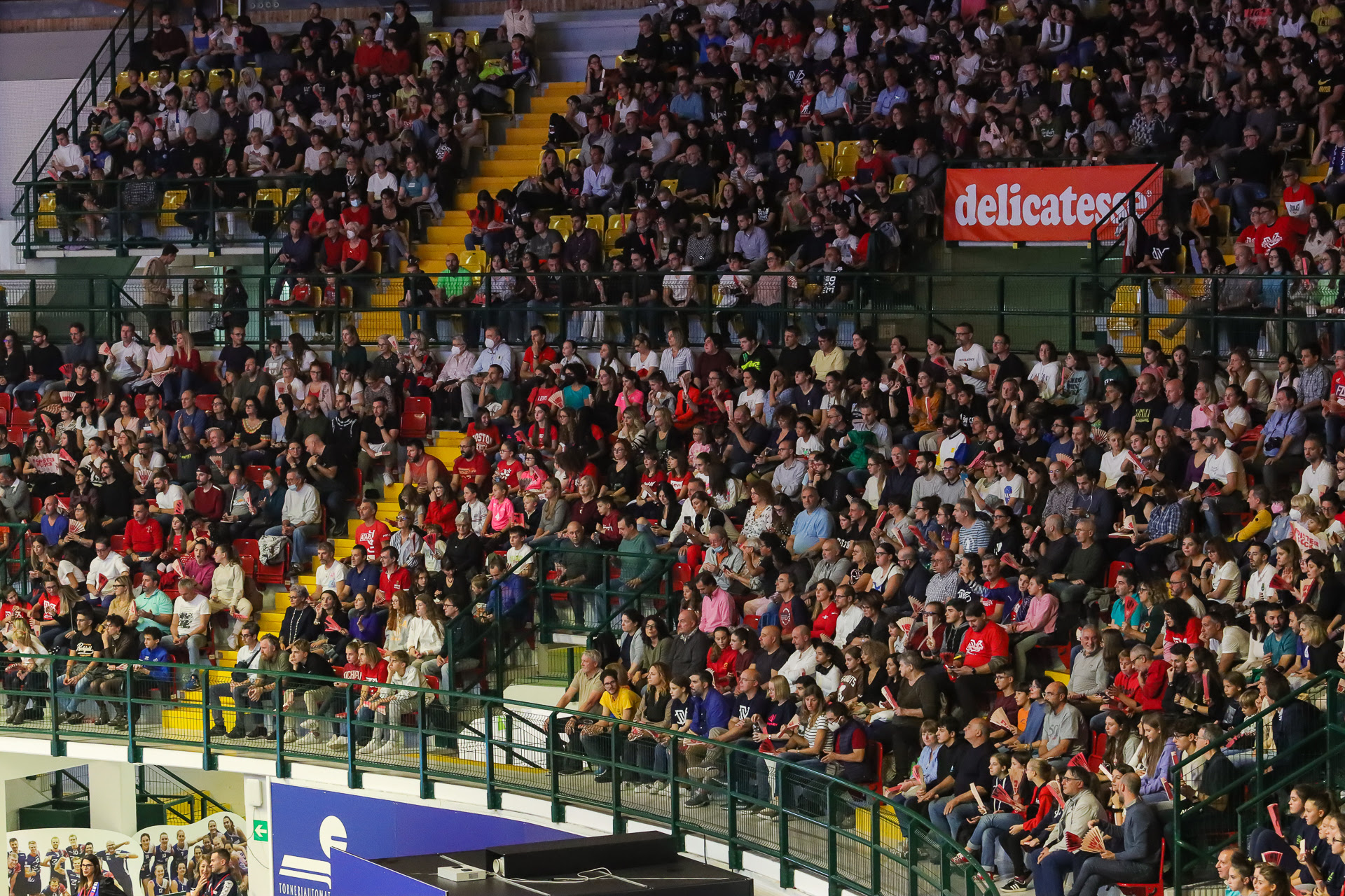 Monza prima gara campionato VEro Volley Milano  pubblico Arena