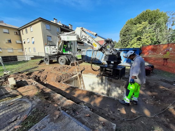 Manutenzione in soli tre giorni per il sifone a Villasanta