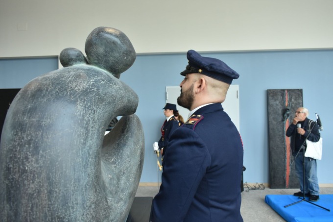 Le opere di Pepe in mostra in Questura a Monza