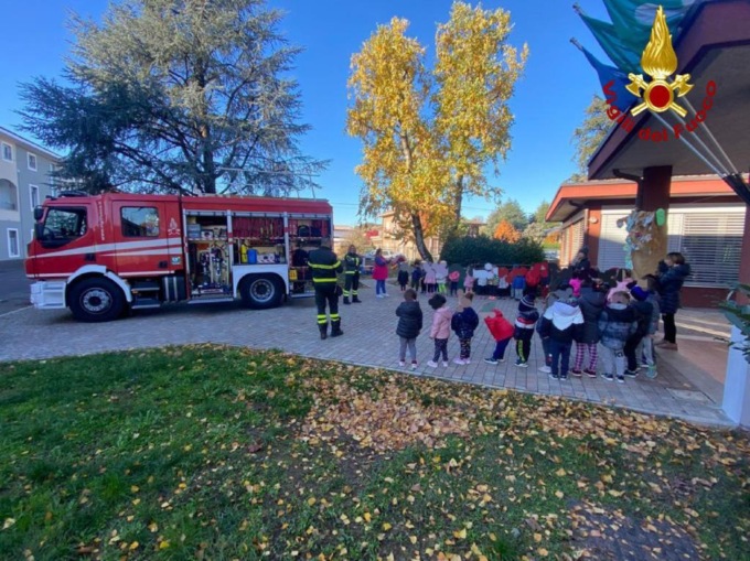 Vigili del Fuoco in visita alla scuola dell’infanzia