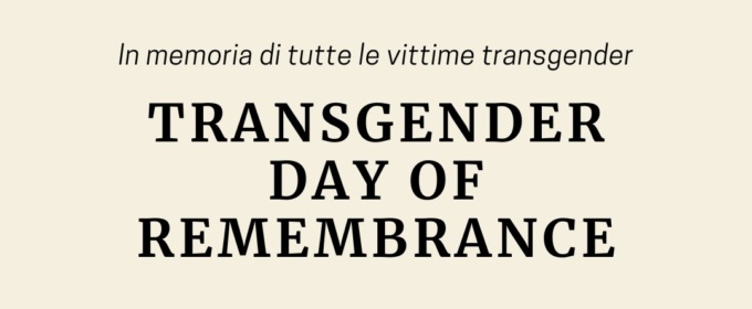 A Monza domenica il “Trans day of remembrance” in memoria di tutte le vittime transgender