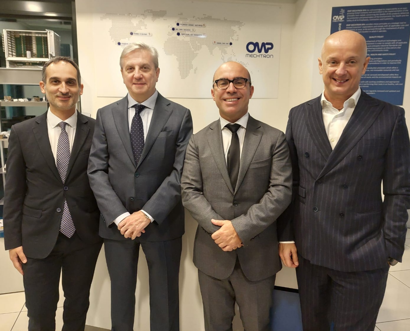 Usmate Velate: Assolombarda, Il Presidente della sezione di Monza e Brianza  in visita alla OMP Mechtron - Prima Monza