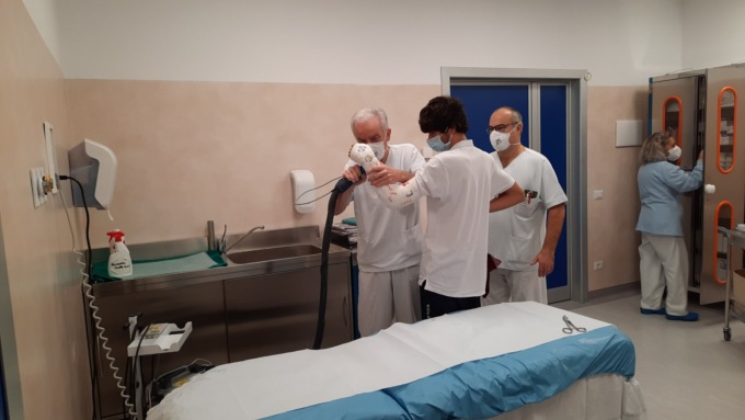 Ospedale di Carate, rinnovata la sala Gessi