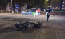Pauroso schianto in via Diaz, centauro in ospedale