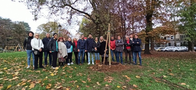 Un albero per non dimenticare l’impegno di Barattieri