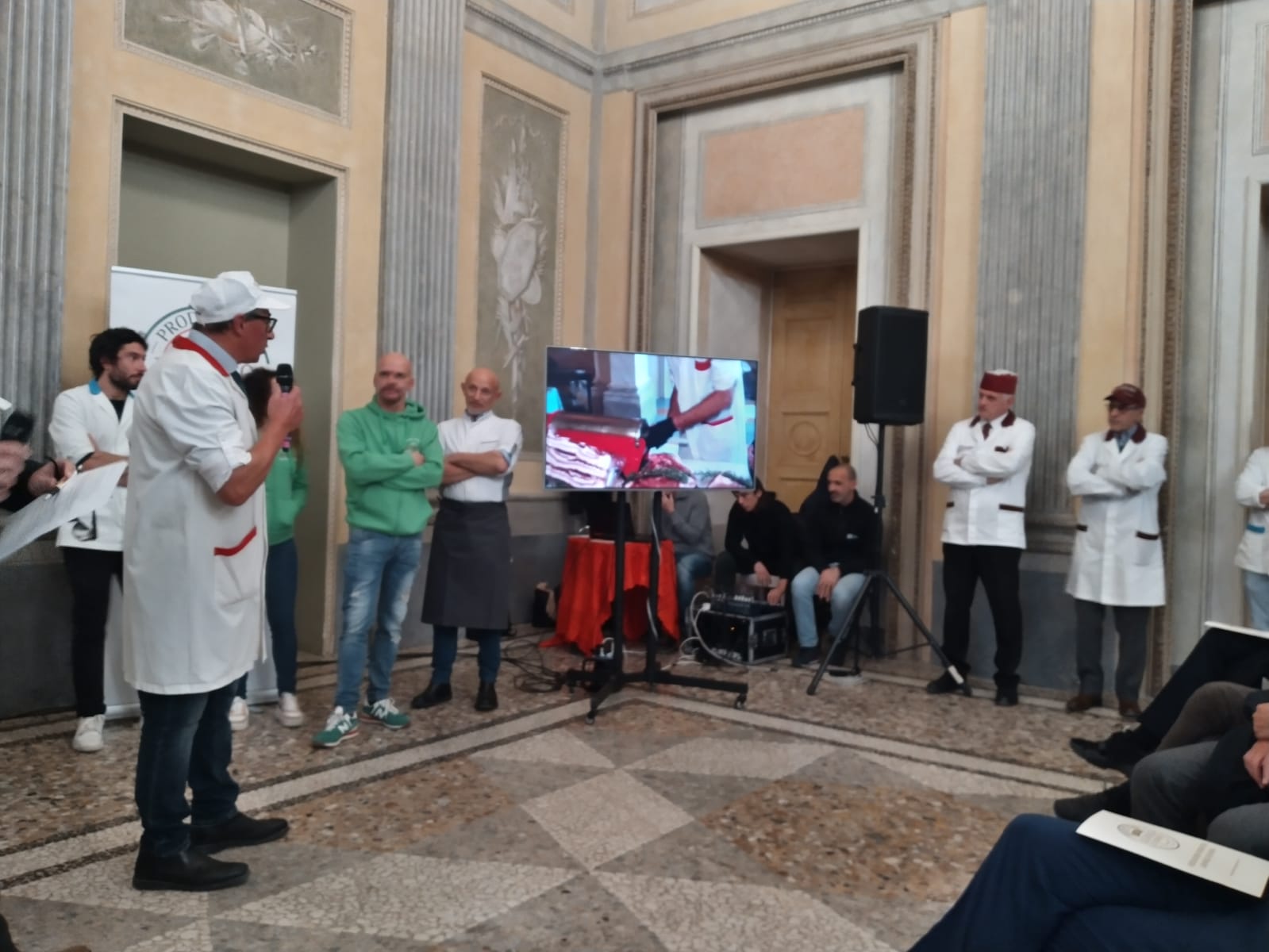 Monza Villa reale presentazione associazione produttori luganega di Monza