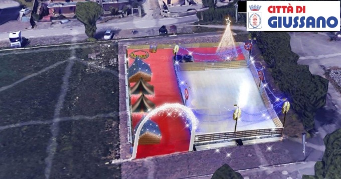 Per Natale pista di pattinaggio sul ghiaccio a Giussano