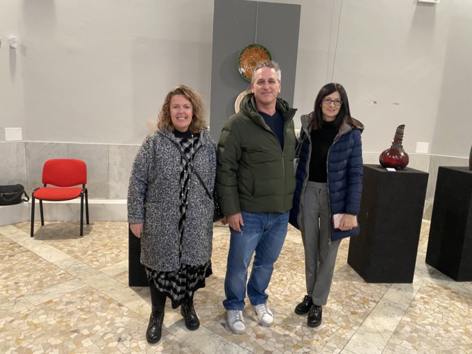Inaugurata la mostra “le forme del fuoco”