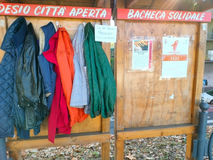 Bacheca solidale: così Desio città aperta aiuta i bisognosi