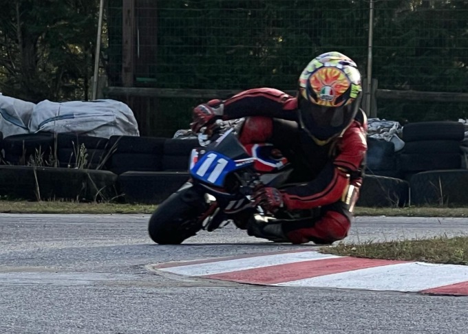 Il sogno del piccolo Matteo sulle orme di Valentino Rossi