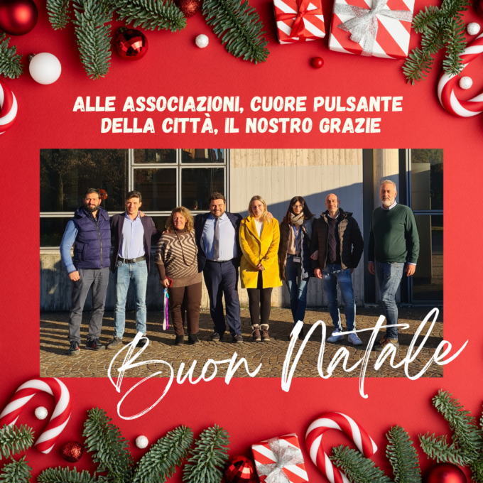 L’augurio di buon Natale ai cittadini e poi l’invito “Sostenete le Associazioni del territorio”