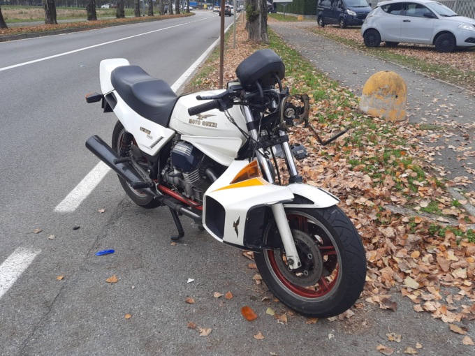 Seregno, incidente moto