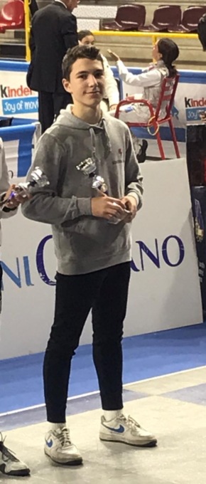 Roberto ed Emma spiccano nella prima prova nazionale Grand Prix under 14