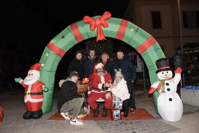 Serata magica a Villa Raverio con Babbo Natale