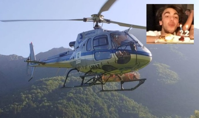 E’ Stefano Ronchi il giovane precipitato in montagna