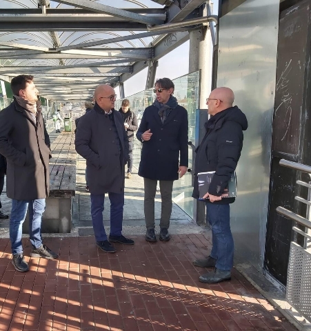 Sopralluogo in stazione e al sottopasso ferroviario “per prevedere azioni concrete”
