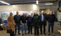 Letizia Moratti in visita alla Comap di Muggiò