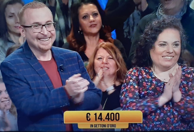 Coppia di Desio vince 14.400 euro a “I soliti ignoti”