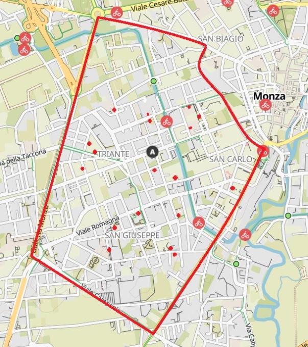 Monza in Bici chiede le zone trenta in 28 vie
