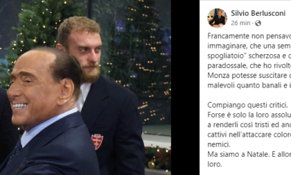 Berlusconi risponde alle polemiche sulla battuta fatta alla cena del Monza "Mancanza di humor"