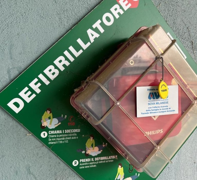 Sabato a Nova Milanese la consegna ufficiale di tre nuovi defibrillatori