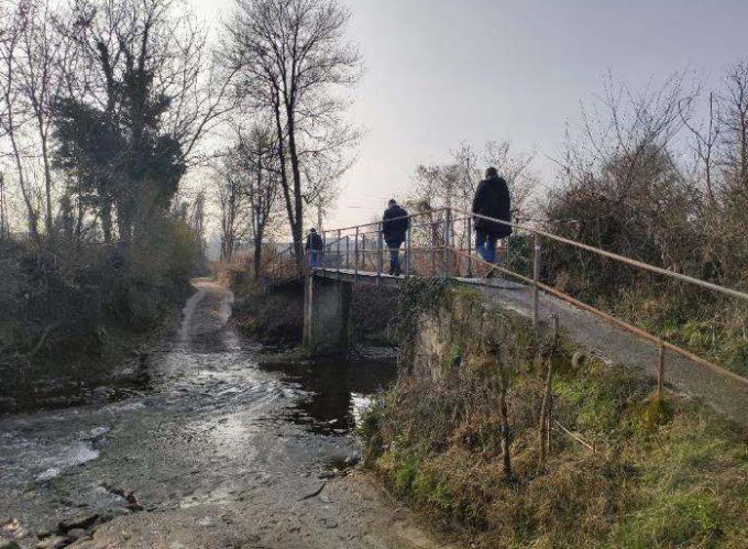 La passerella sul torrente Molgora sarà rifatta