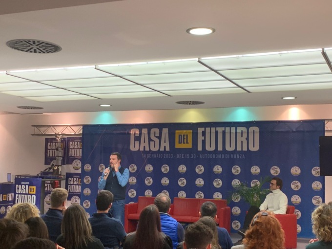 “Casa del futuro”, Matteo Salvini all’Autodromo con la Lega Giovani