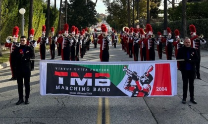 Grande successo della TMB marching band in America