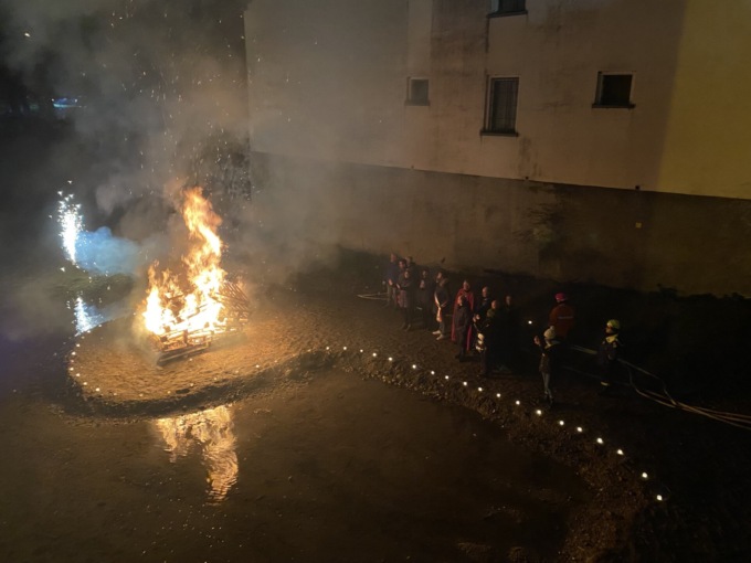 Sant’Antonio: gran finale con il falò nel greto del Molgora
