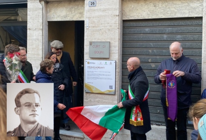 Villasanta non dimentica, posata la pietra di inciampo nel ricordo di Virginio Morganti